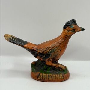 Vintage Road Runner ceramic Shelf Sitter Arizona Souvenir Southwestern Decor